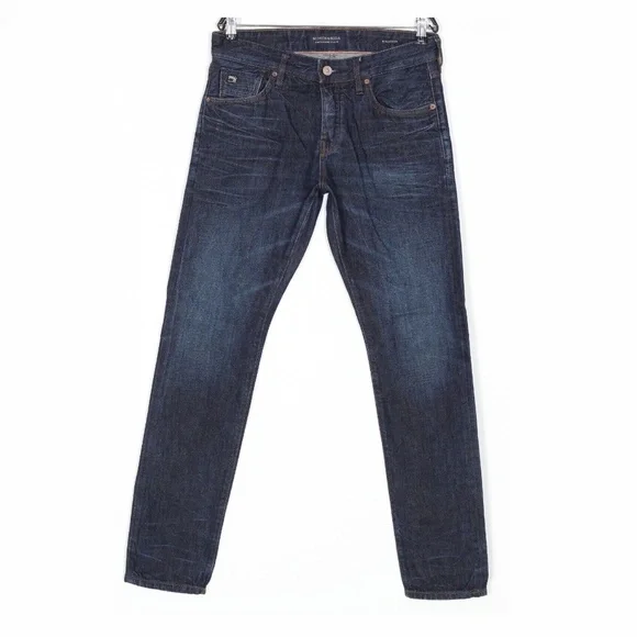 Scotch & Soda Ralston Slim Dark Worn Denim Jeans 31x32 - Picture 1 of 8
